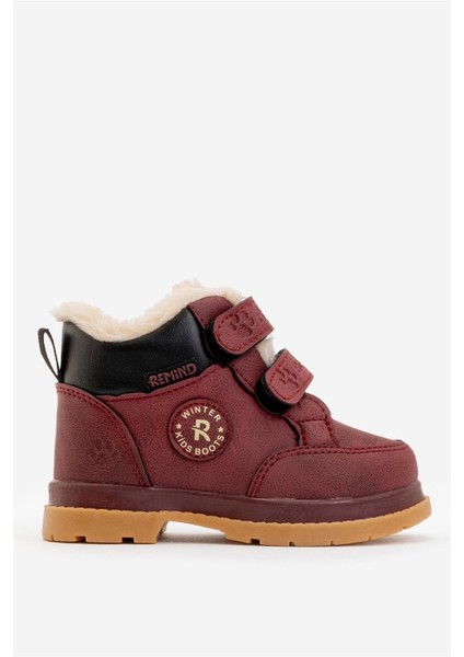 Kışlık İçi Kürklü Bebe Bot (22-25) BORDO