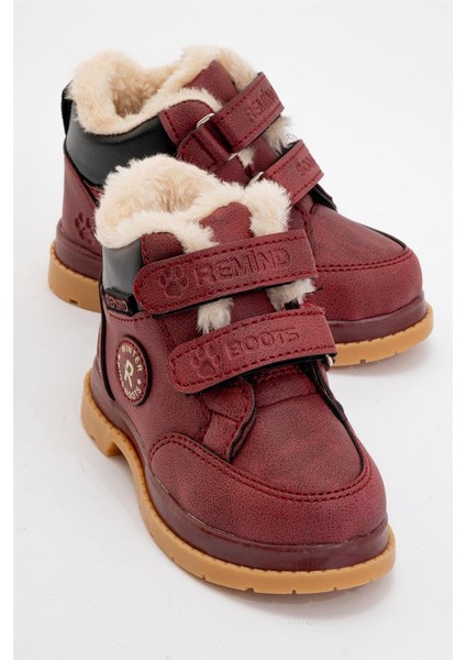 Kışlık İçi Kürklü Bebe Bot (22-25) BORDO