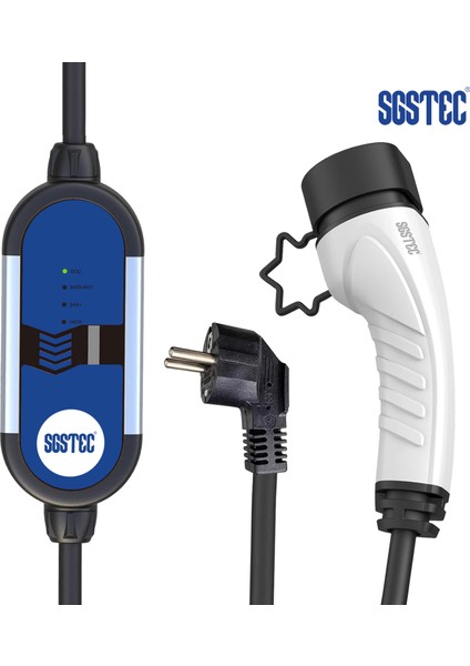 EV Type2 3,5kW 16A Taşınabilir Elektrikli Araç Şarj Cihazı