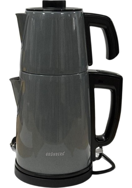 Çelik Çay Makinesi GR-201 Gri, Şık ve Dayanıklı Tasarım ile Keyifli Çay Deneyimi