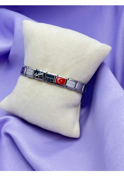 Italyan Charm Çelik Bileklik