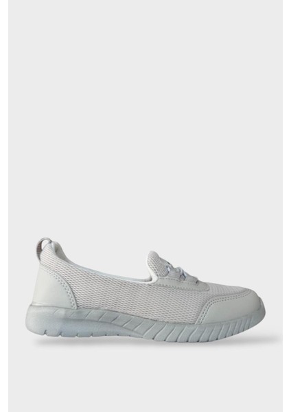 Akıllı Bağcıklı Çocuk Babet Ayakkabı GRİ