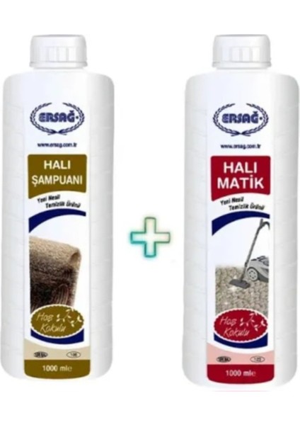 Halı Şampuanı + Ersağ Halı Matik