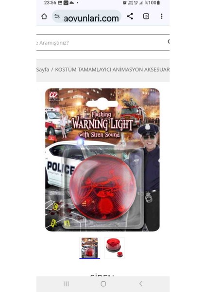 Dònen Isıklı Sıren Lambası