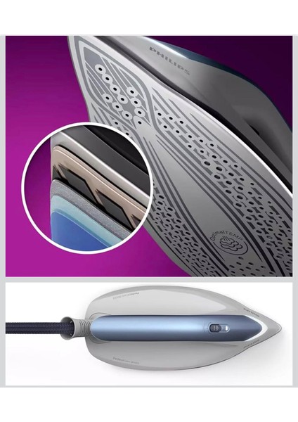Phılıps PSG8030/20 Perfectcare Buhar Kazanlı Ütü 8000 Serisi, 600G Şok Buhar, 170G/DK Sürekli Buhar, Steamglide Elite Taban, Optimaltemp Teknolojisi, 1,8l Çıkarılabilir Su Haznesi modelleri
