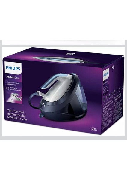 Phılıps PSG8030/20 Perfectcare Buhar Kazanlı Ütü 8000 Serisi, 600G Şok Buhar, 170G/DK Sürekli Buhar, Steamglide Elite Taban, Optimaltemp Teknolojisi, 1,8l Çıkarılabilir Su Haznesi fırsatları