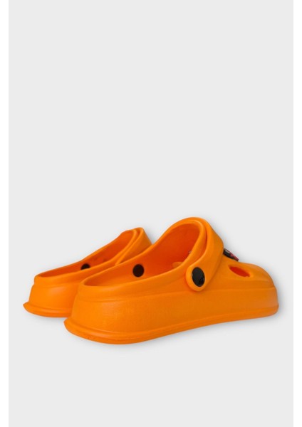 Kadın Comfort Uğur Böceği Tokalı Medikal Hemşire Sabo Terlik Turuncu indirimleri