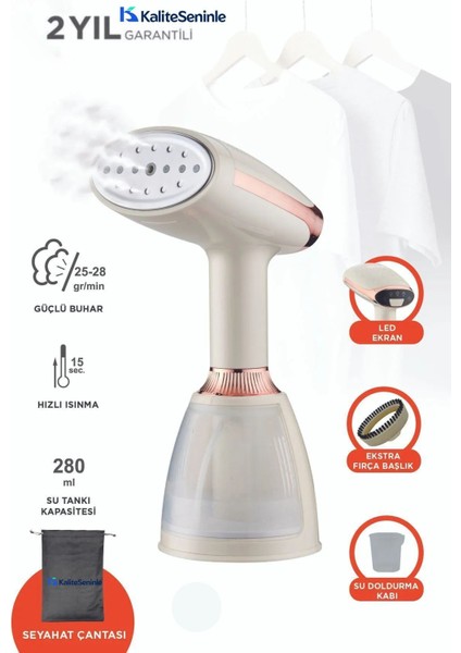 Taşınabilir Buharlı Dikey Ütü, Seyahat Boy, Pratik ve Yeni Nesil Teknoloji