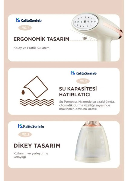 Taşınabilir Buharlı Dikey Ütü, Seyahat Boy, Pratik ve Yeni Nesil Teknoloji modelleri