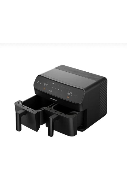 Ikili Airfryer Siyah, Pratik ve Sağlıklı Pişirme Cihazı