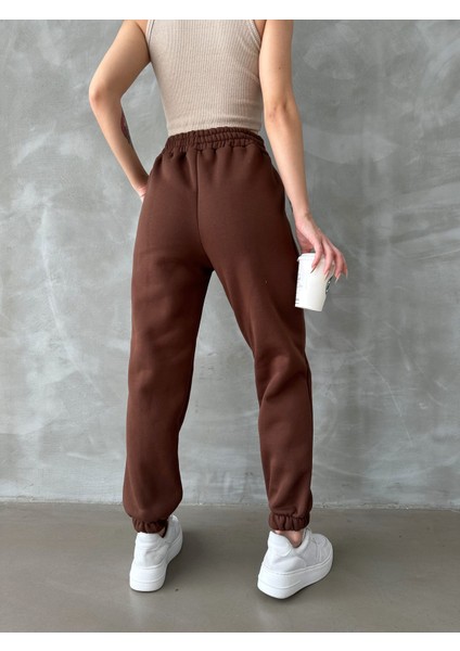 Kadın 3 Iplik Içi Şardonlu Jogger Eşofman Altı fırsatları