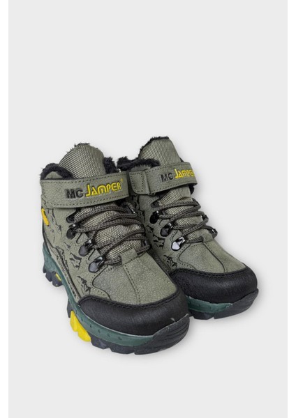 Çocuk Içi Kürklü Fermuarlı Outdoor Bot Haki fırsatları