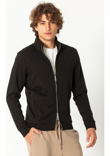 Erkek Modern Tasarım Teknolojik Kumaş Süper Yumuşak Çift Fermuar Açılır Detaylı Ince Mont fırsatları