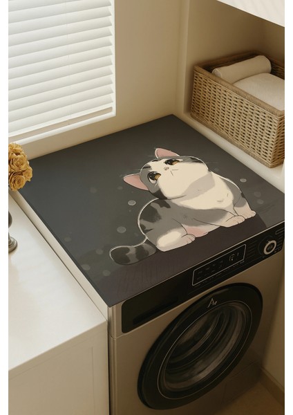 Çamaşır Kurutma Makinesi Matı Örtüsü 60X60CM Kaymaz Sıvı Geçirmez Silinebilir 27251020