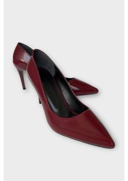 Kadın Klasik Topuklu Ayakkabı Bordo fiyatları
