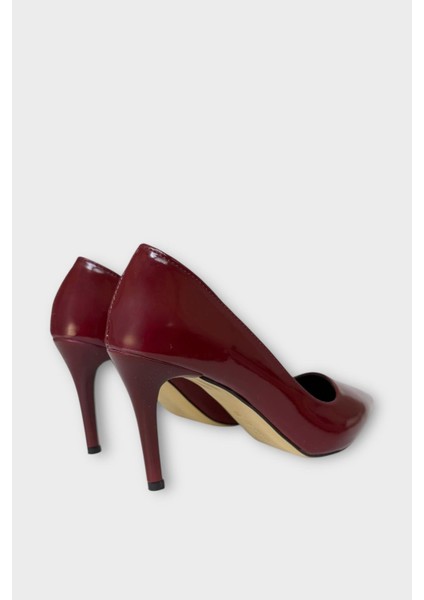 Kadın Klasik Topuklu Ayakkabı Bordo indirimleri