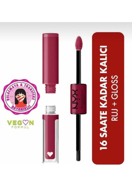 Nyx Professional Makeup Shine Loud High Shine Lip Color Goal Getter - Dudak Parlatıcısı Gloss 16