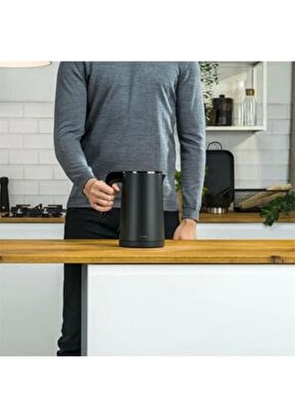 Enfinigy Su Isıtıcı 1 L Paslanmaz Çelik Gizli Rezistanslı Şık Tasarım