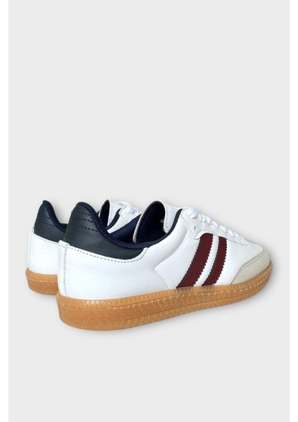 Çocuk Hafif Comfort Spor Ayakkabı Beyaz - Bordo indirimleri