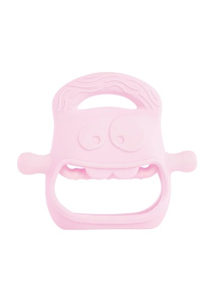 Pembe Bebek Silikon Diş Kaşıyıcı