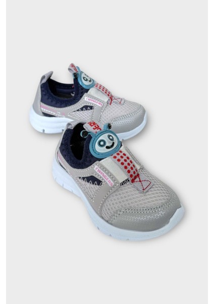 Çocuk Airfile Hafif Taban Kreş Ev Okul Bebe Spor Ayakkabısı Füme - Lacivert fiyatları