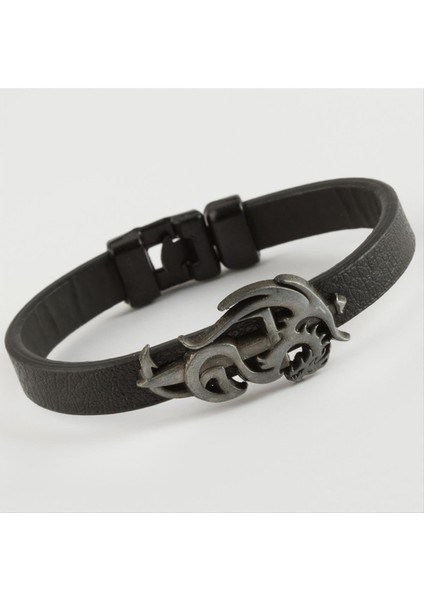 Ejderha Kaliteli Suni Deri Bileklik