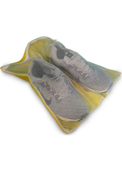 Çamaşır Makinesi Içinde Ayakkabı Terlik Yıkama Filesi Fermuarlı (5313)