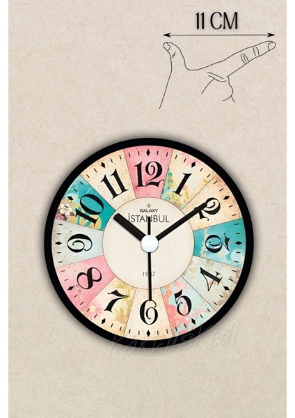 Mıknatıslı Buzdolabı Saati 11 cm | Istanbul 7175091 fiyatları