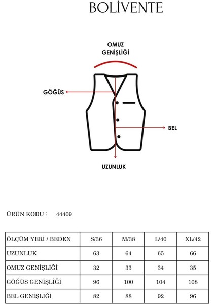 Kadın Regular V Yaka Düğmeli Yelek
