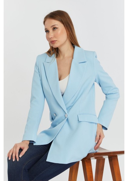 Oversize Dokuma Blazer Ceket