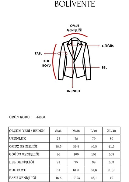 Oversize Dokuma Blazer Ceket