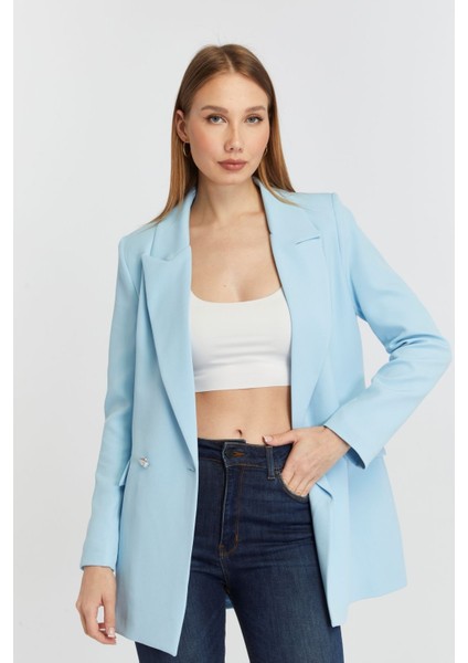 Oversize Dokuma Blazer Ceket