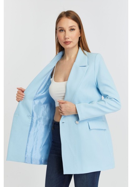 Oversize Dokuma Blazer Ceket