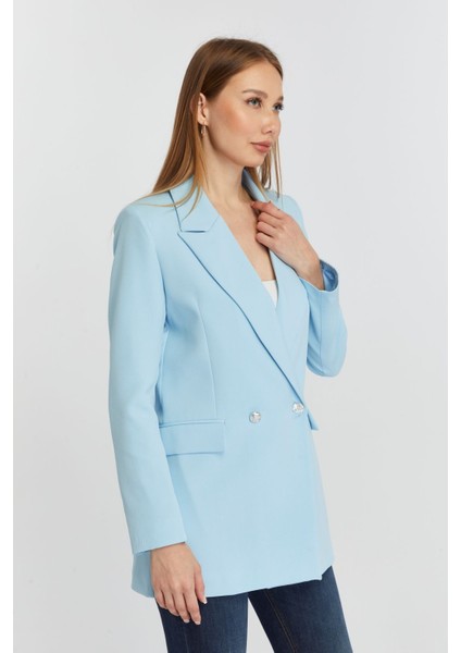 Oversize Dokuma Blazer Ceket