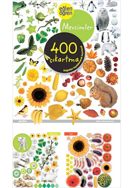 Eğlen Öğren - Mevsimler 400 Çıkartma