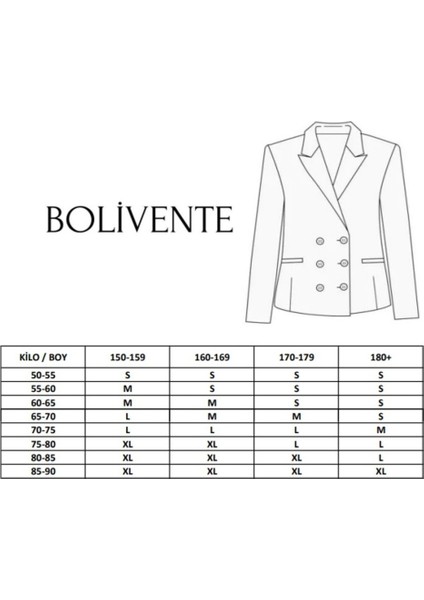 İndigo Oversize Dokuma Blazer Ceket