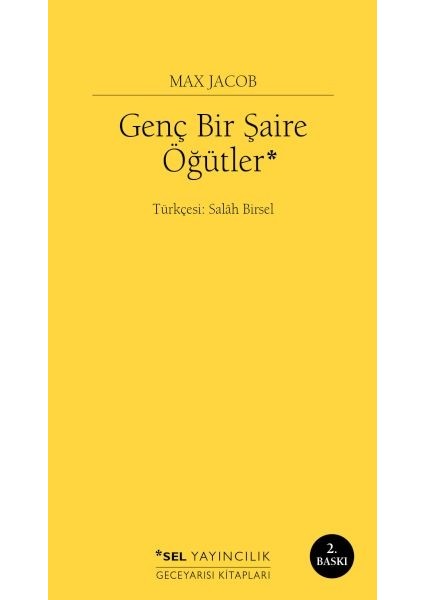 Genç Bir Şaire Öğütler