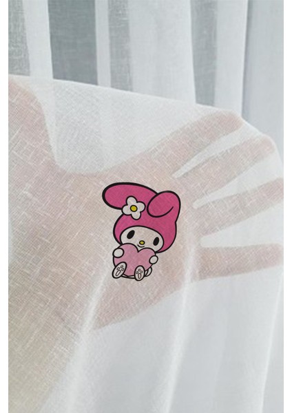 My Melodi ve Kuromi Baskılı Kız Çocuk Odası Tül Perde (1-2 Seyrek Pile) Özel Ölçü Yapılır. Üzerine Isim Yazılır modelleri