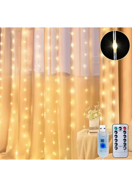 3x3 Kumandalı Perde LED