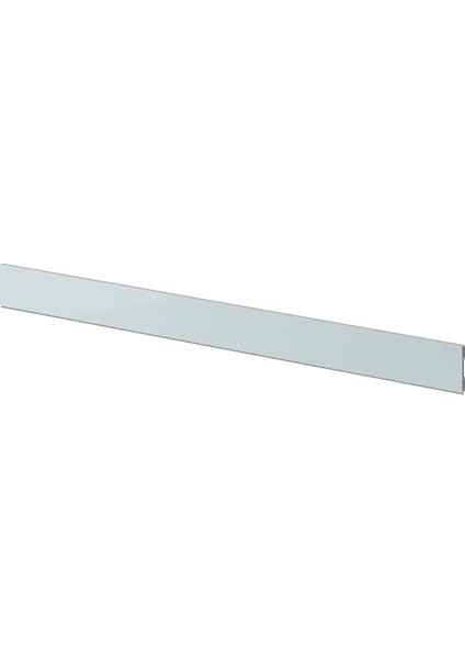 Süpürgelik, Parlak Cila Açık Gri-Mavi, 220X8 cm