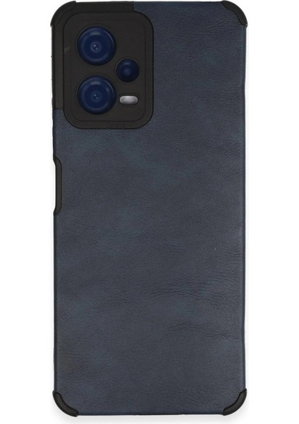 Xiaomi Redmi Note 12 5g Kılıf Loop Deri Silikon - Lacivert