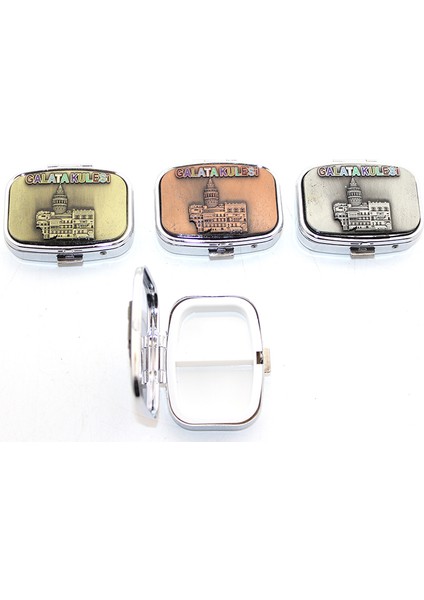 Istanbul Temalı Enfiye Kutusu Galata Kulesi Baskılı