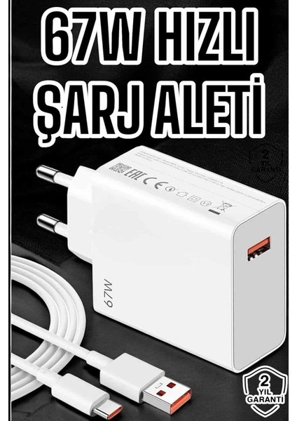 67W Şarj Aleti Turbo Hızlı Type-C Şarj fiyatları