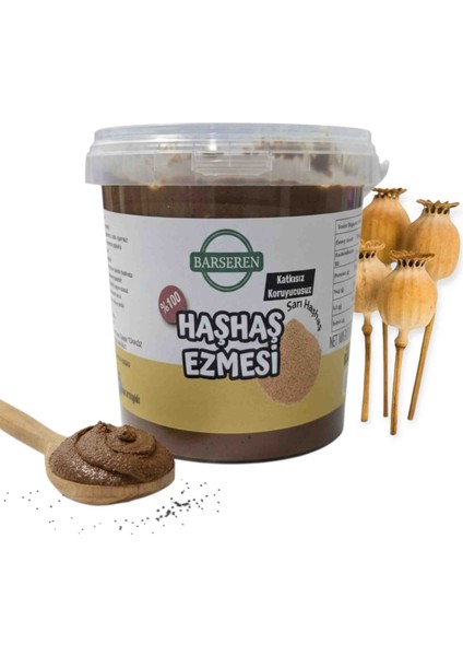 Sarı Haşhaş Ezmesi 1 kg %100 Katkısız