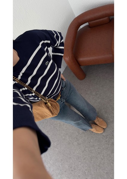 Beyaz Çizgili Triko modelleri