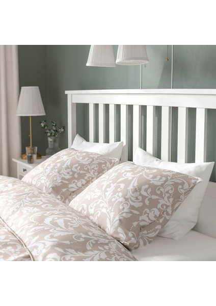 Çift Kişilik Baza, Beyaz Vernik, 140X200 Cm, 4 Çekmeceli fırsatları