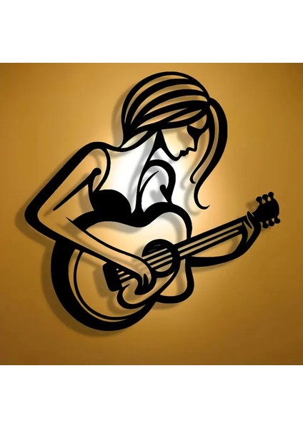 Soyut Gitarist Metal Duvar Sanatı fırsatları