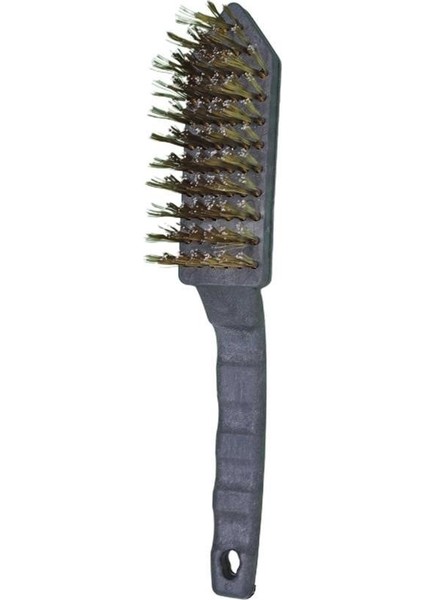 Buffer® Metal Tel Fırça Plastik Saplı Pas Kir Sökme Temizleme Fırçası