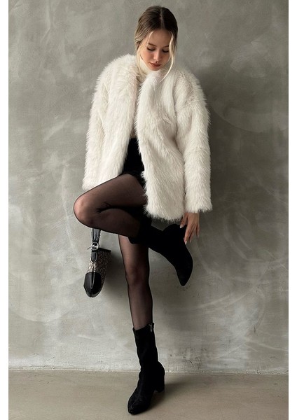 Cepli ve Astarlı Uzun Kürk Kaban/ Mont-Yaka Kancalı modelleri