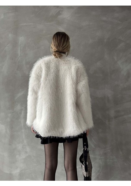 Cepli ve Astarlı Uzun Kürk Kaban/ Mont-Yaka Kancalı fırsatları